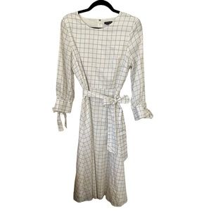 Who What Wear Midi Tie Dress